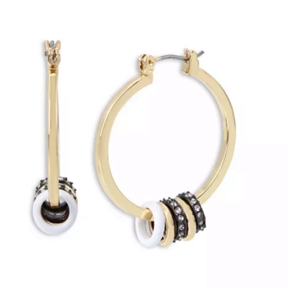 ALLSAINTS Rondelle Small Hoop Earrings